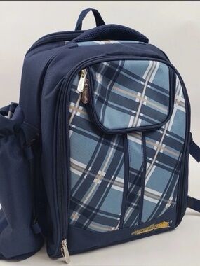 Apollo Walker Picnic Backpack Bag for 2 Person Cooler Compart. Detachable Bottle